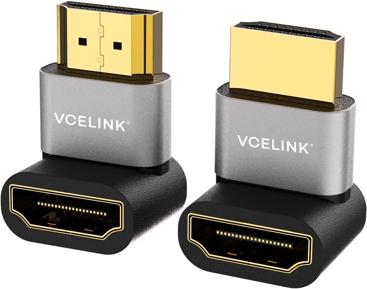 Адаптер HDMI VCELINK угловой 8K 90°/270° 2 шт.