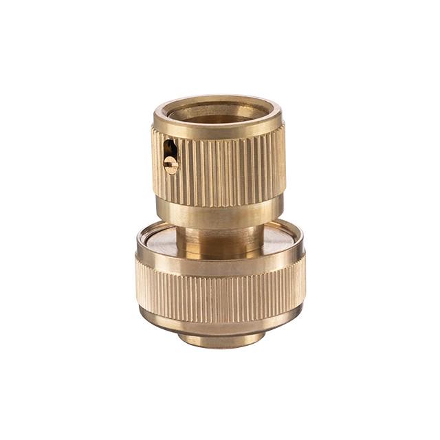 Коннектор латунный 1/2" Intertool GE-1220 STORM на шланг 3/4" - фото 4