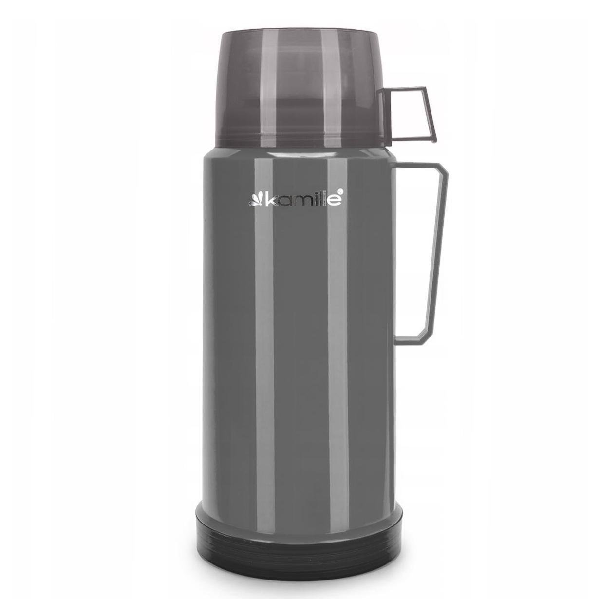 Термос Kamille KM-2072-GY 1 л Cірий (125908)