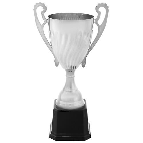 Кубок спортивний нагородний SP-Sport Mazer 137F 24х13х8 см Срібний (31807884)