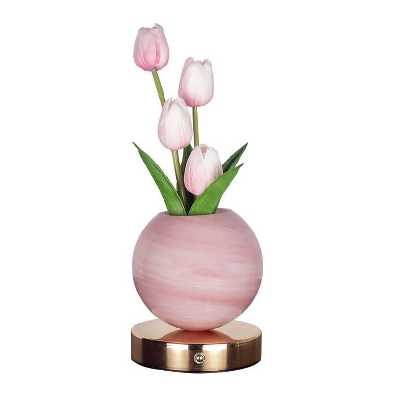LED-нічник настільний Lesko YJXXQBLP0528 Букет тюльпанів в вазі Pink (36490836) LED-нічник настільний Lesko YJXXQBLP0528 Букет тюльпанів в вазі Pink (36490836)