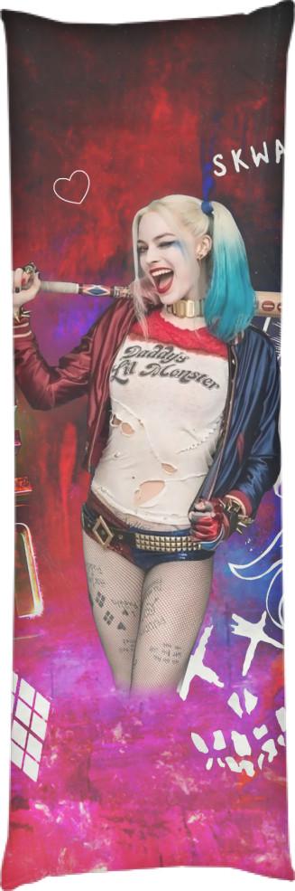 Подушка дакимакура Харли Квинн Harley Quinn 2 50x150 см (13545801)