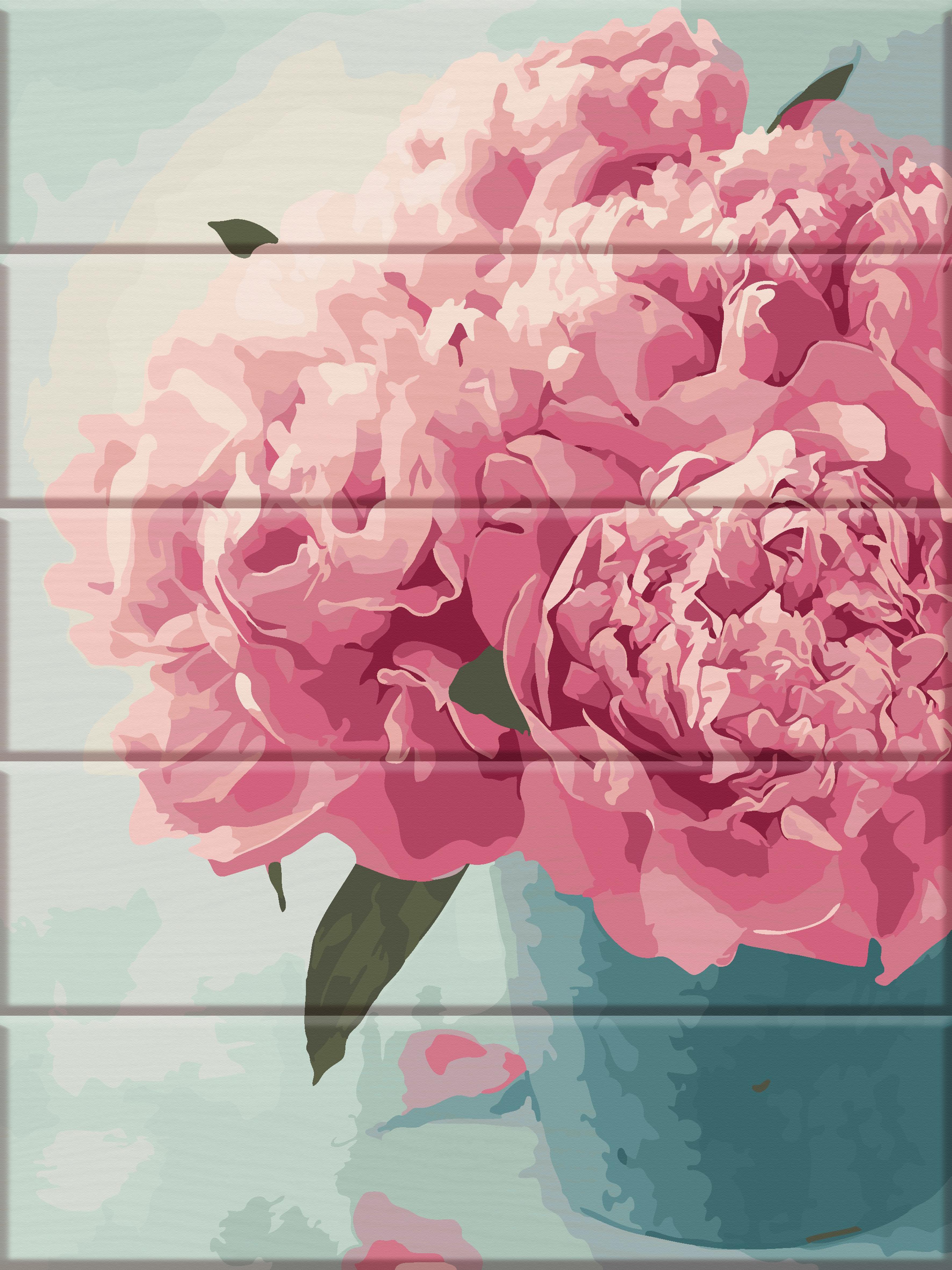 Картина по номерам ArtStory Нежные пионы 30x40 см (ASW078)