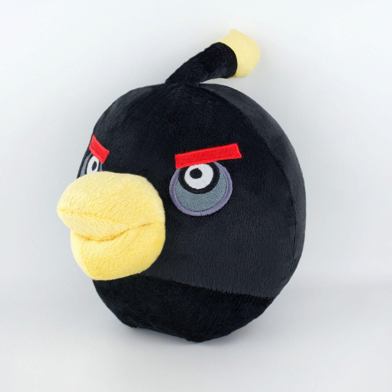 Мягкая игрушка Weber Toys Angry Birds Птица Бомб средняя 20 см (WT6090)