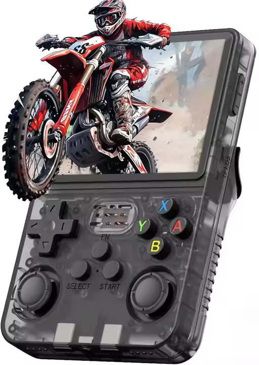 Ігрова ретро консоль Game Master R36S 1/64GB 15000 ігор Black - фото 3