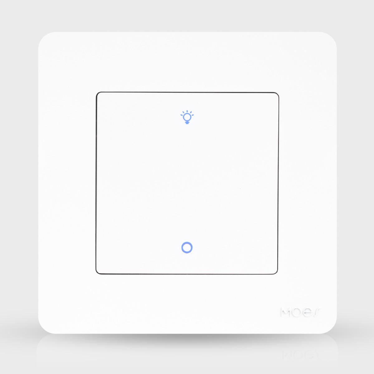 Дыммер Tuya smart Zigbee Moes Star Ring 1 клавиша Белый