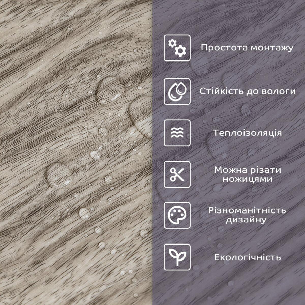 Плитка стінова самоклеюча у рулоні 600х3000х2 мм (SW-00002434) - фото 4 Плитка стінова самоклеюча у рулоні 600х3000х2 мм (SW-00002434) - фото 4