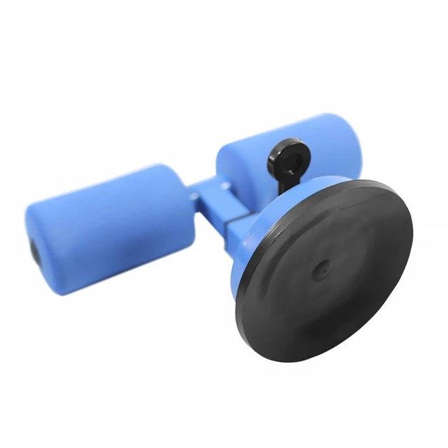 Тренажер для пресса напольный Lesko MJ-034 на присосках Голубой (315124) - фото 4