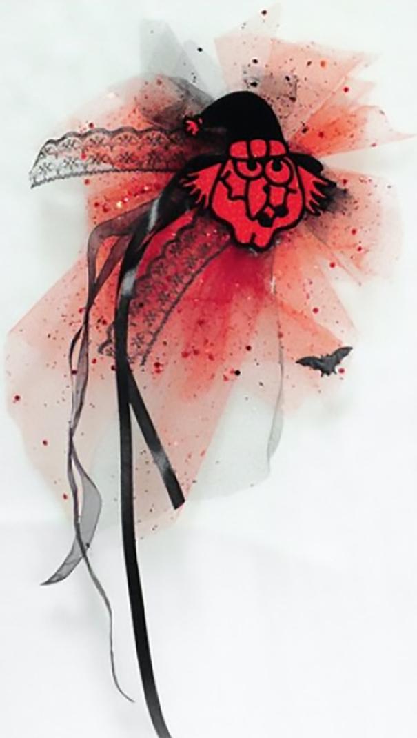 Декор для Хэлоуина Seta Брошка Баба Яга (16-823RD)