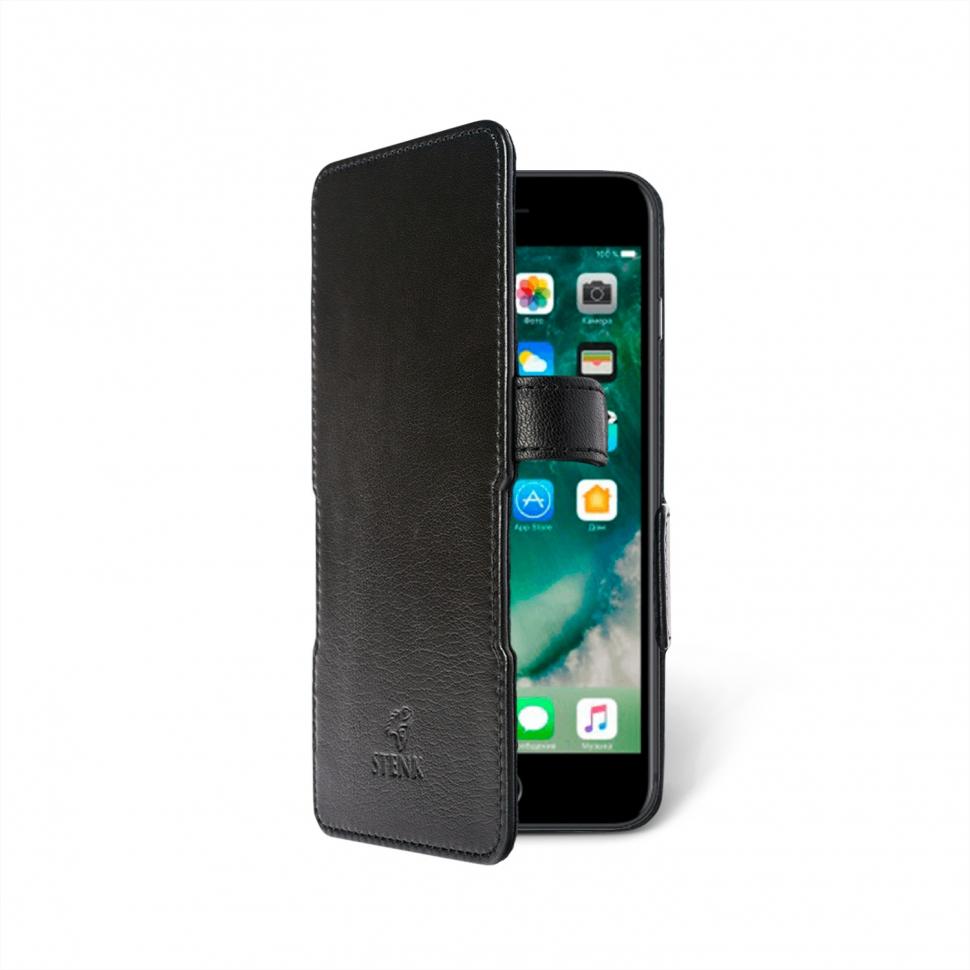 Чехол книжка Stenk Prime для Apple iPhone 8 Plus Черный (58986)