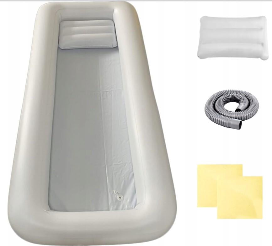 Ванна надувная 195x90x20 см 2 кг Белый (WN-05)