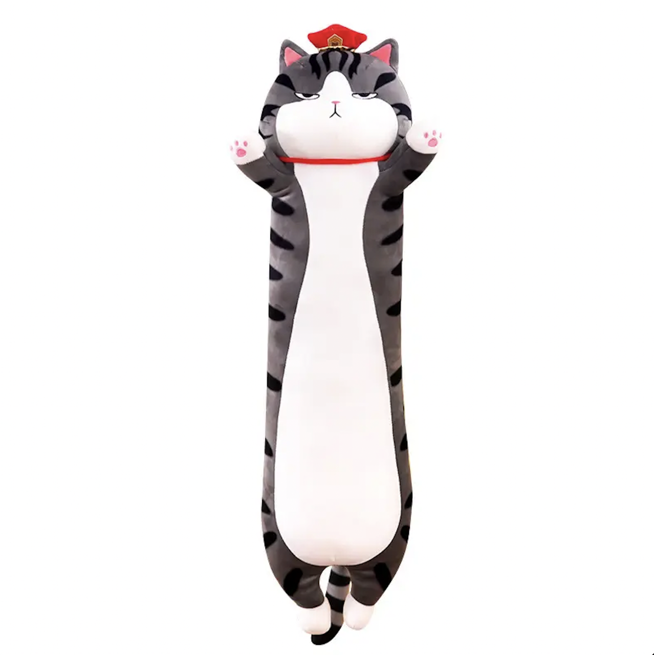 Мягкая игрушка плюшевая Кот Батон Император 50 см Темно-серый (TO-265)