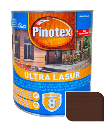 Средство деревозащитное Pinotex Ultra Lasur 3 л Орех (5308985)