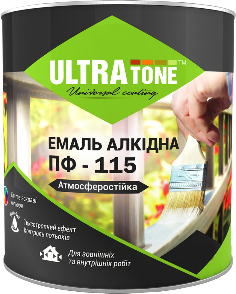 Эмаль ULTRAtone ПФ-115 2,8 кг Шоколадный (2153736382)