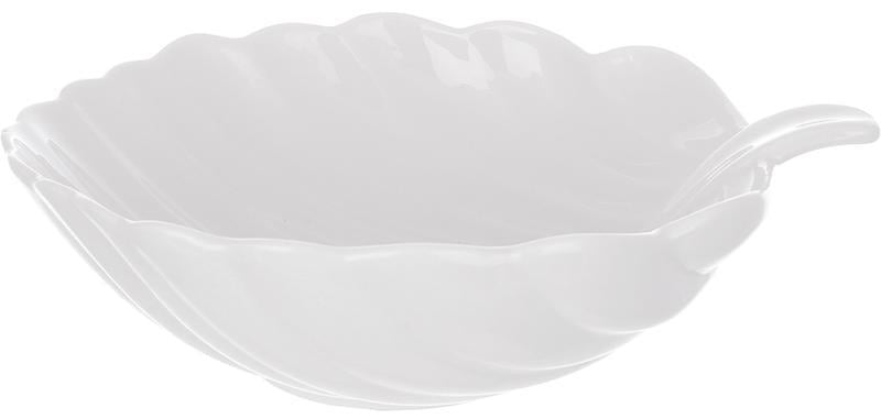 Салатники фарфоровые White City Лист 2 шт. 20x17 см Салатники фарфоровые White City Лист 2 шт. 20x17 см