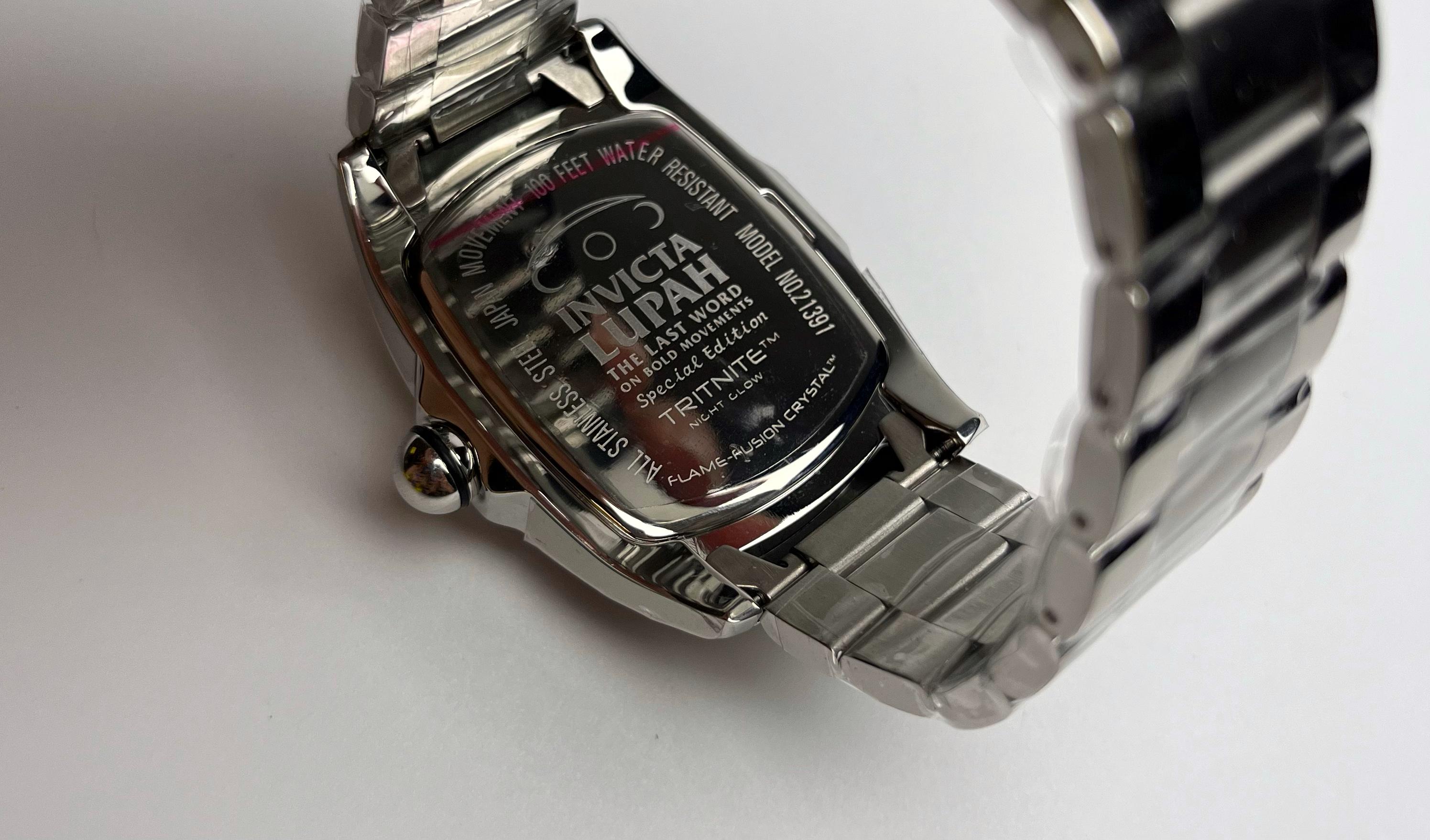 Наручний годинник чоловічий Invicta 21391 Lupah Special Edition (27217057) - фото 6 Наручний годинник чоловічий Invicta 21391 Lupah Special Edition (27217057) - фото 6