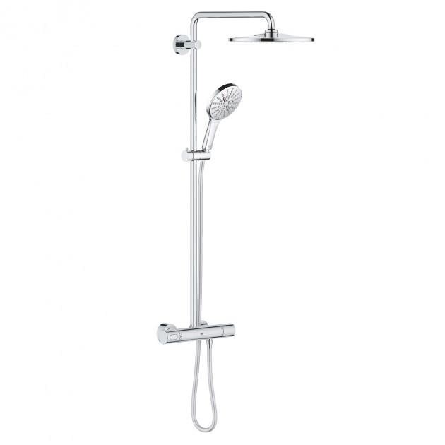 Душова система з термостатом Grohe RAINSHOWER 26647000 Хром (77014)