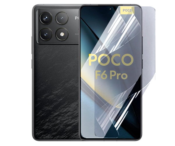 Противоударная гидрогелевая пленка Hydrogel Film для Xiaomi Poco F6 Pro, Transparent