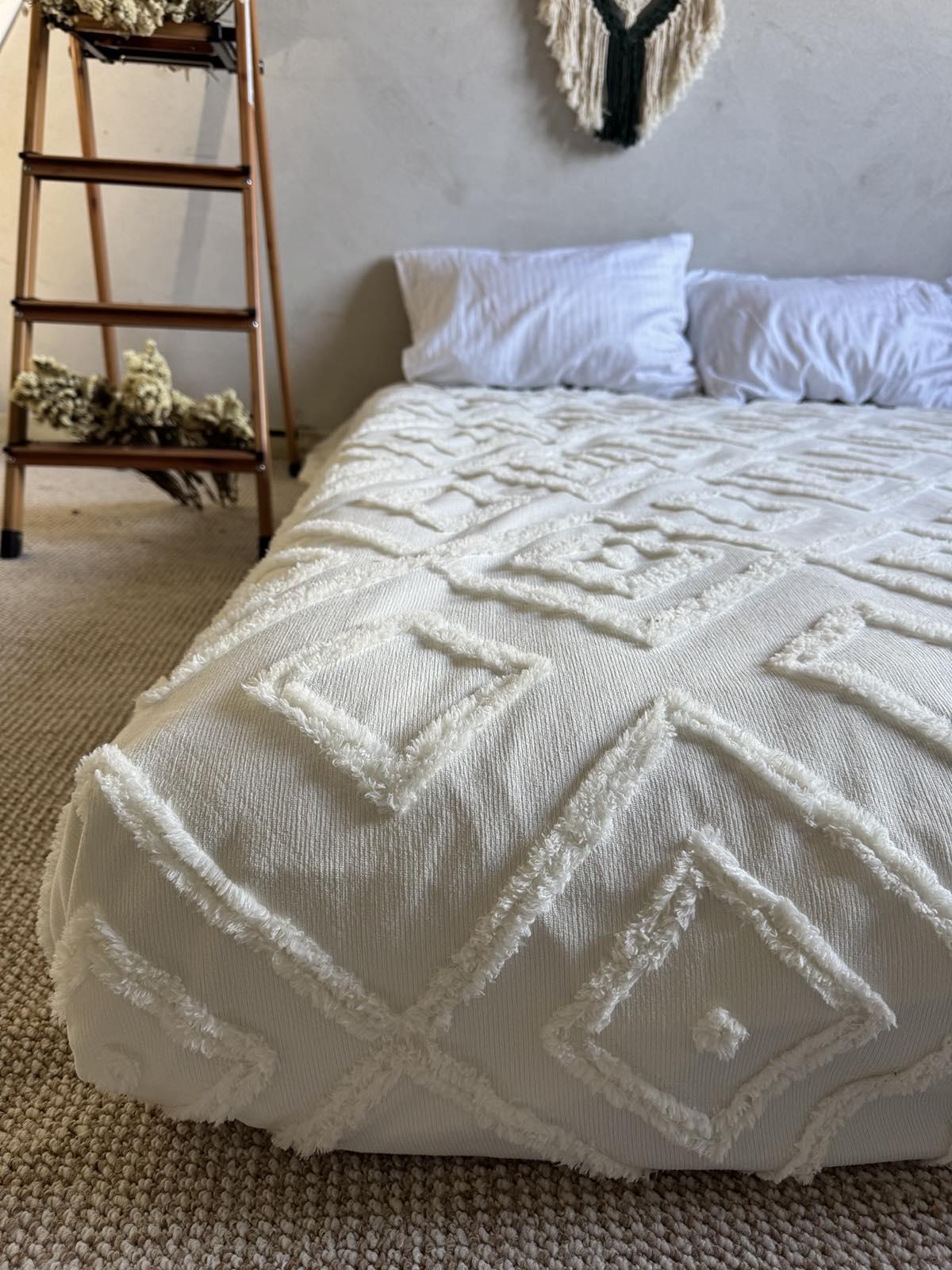 Покрывало ZEINTEX SCANDI 180х230 см Молочный (25239897) - фото 9