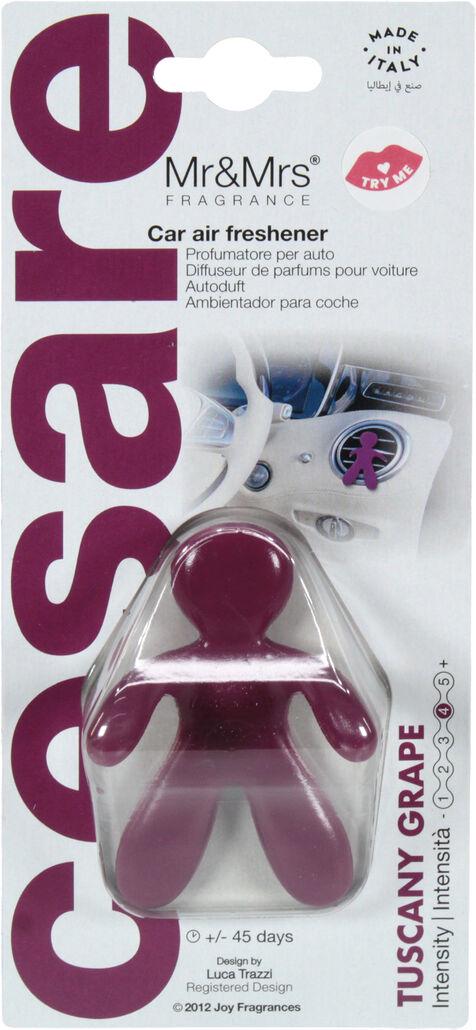 Ароматизатор Mr&Mrs Cesare New Blister Burgundy Tuscany Grape полимерный