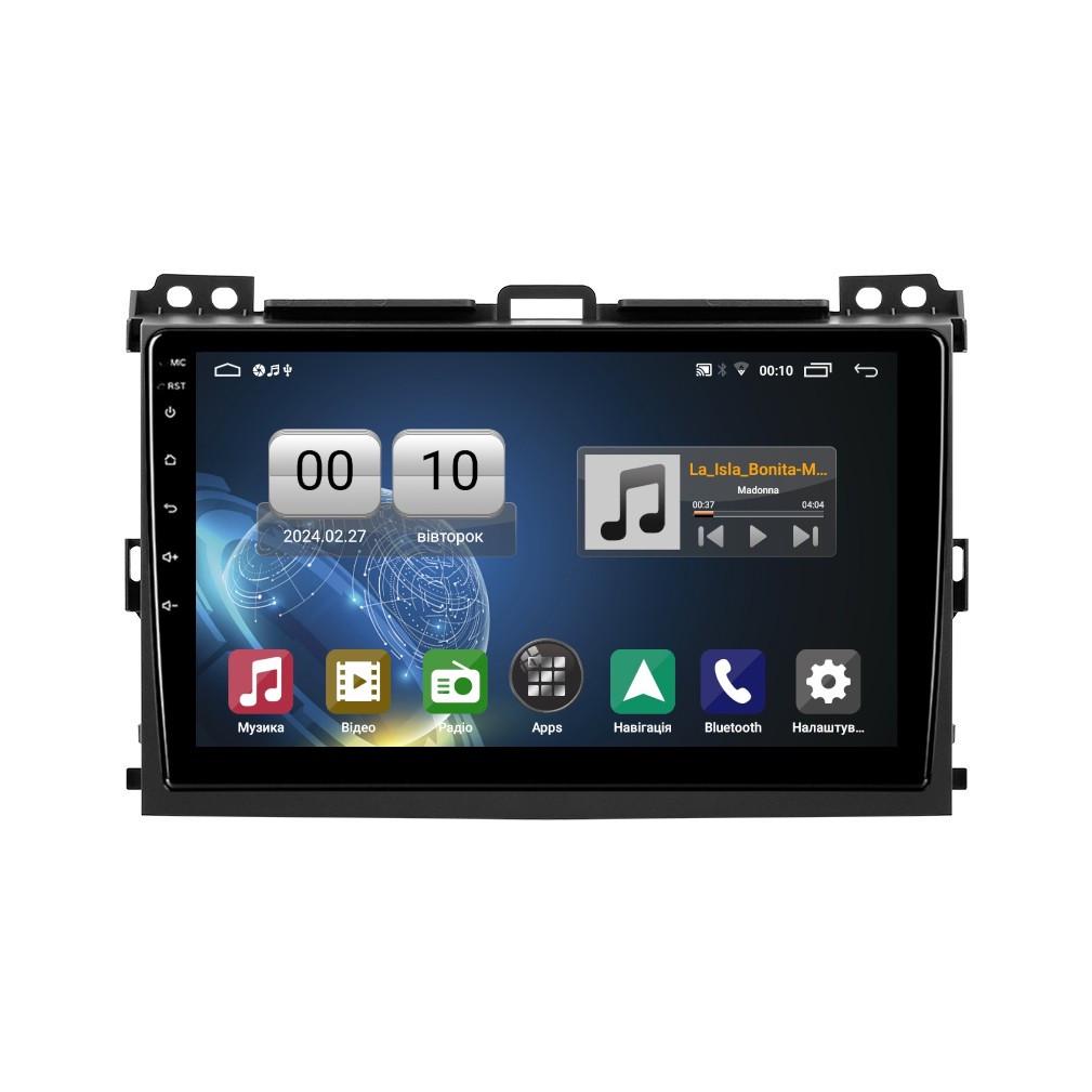 Автомагнітола штатна QIV Q1 для Toyota Land Cruiser Prado 120 2004-2009 F1 9" (Q45758)