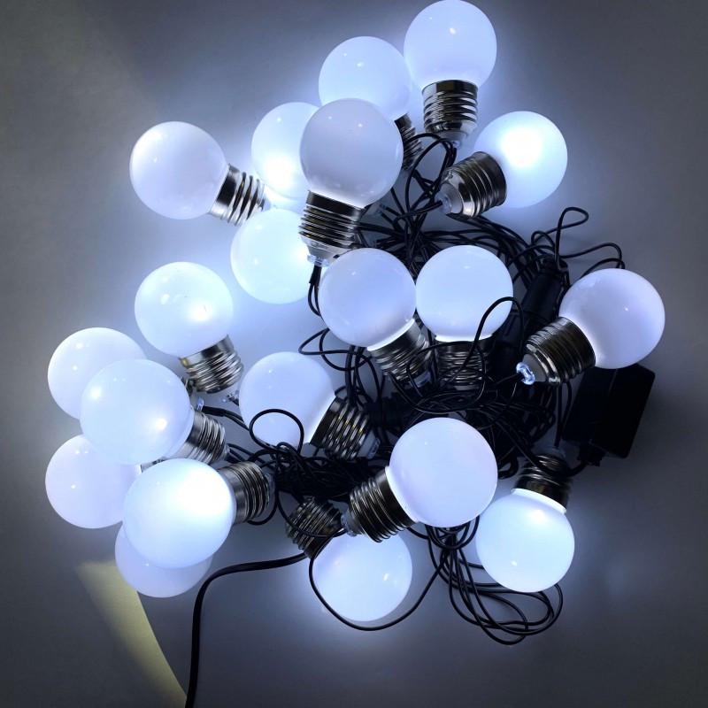 Гірлянда ретро лампочки 7 м світлодіодна лофт Білий матовий (SZ-1365-03)