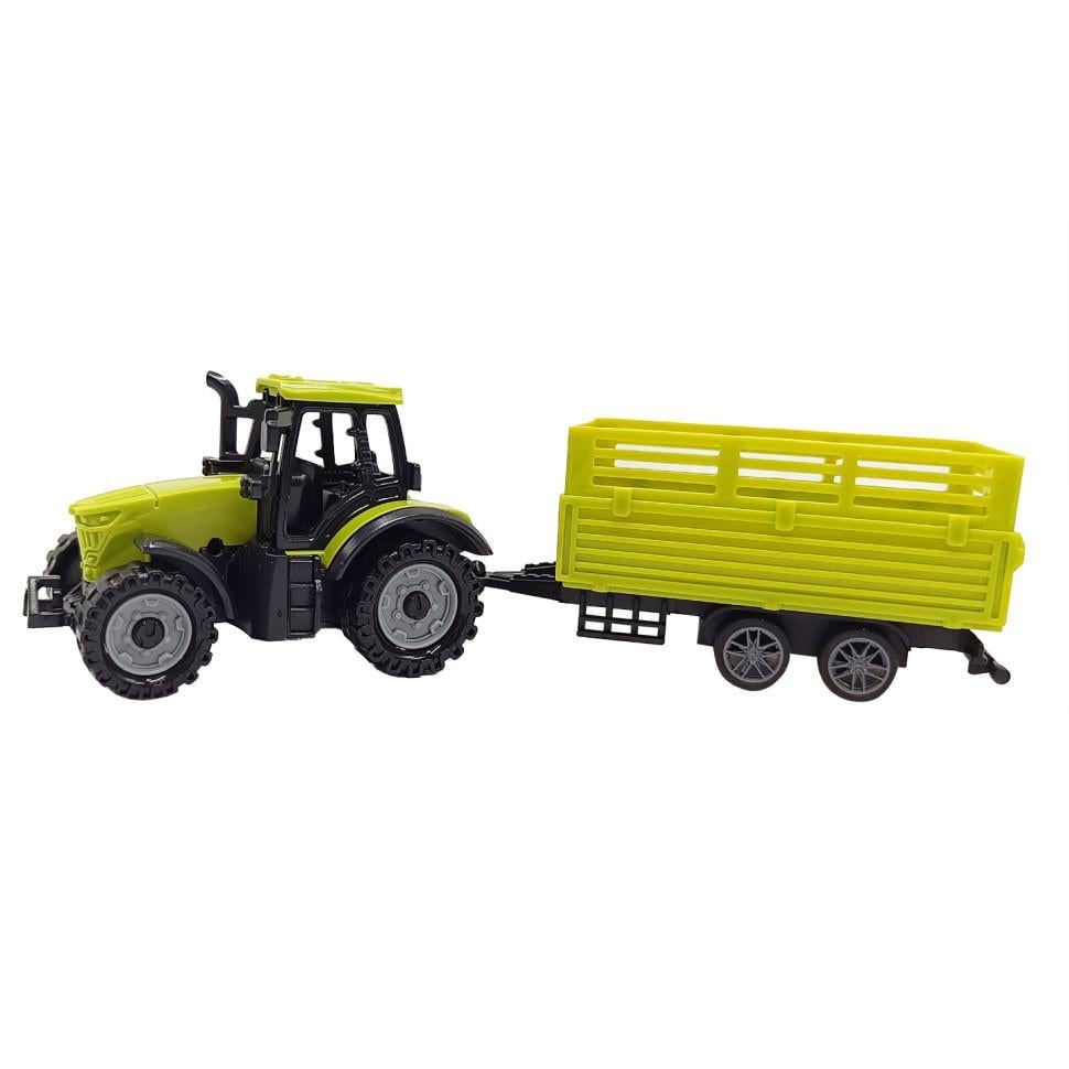 Іграшка дитяча Трактор з причепом 5279 92bd Зелений 2 (RLT51508)