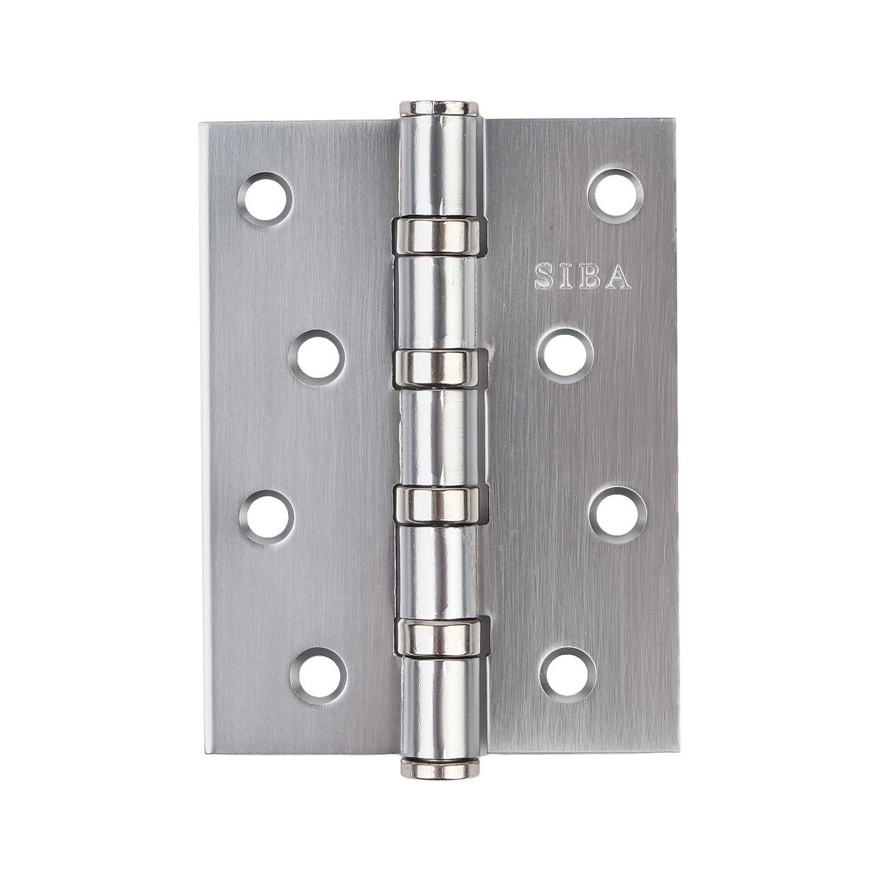 Петля дверна Siba універсальна сталева 100 мм Матовий хром (4 BB 4" X 3" Х 3MM FHP МSC)