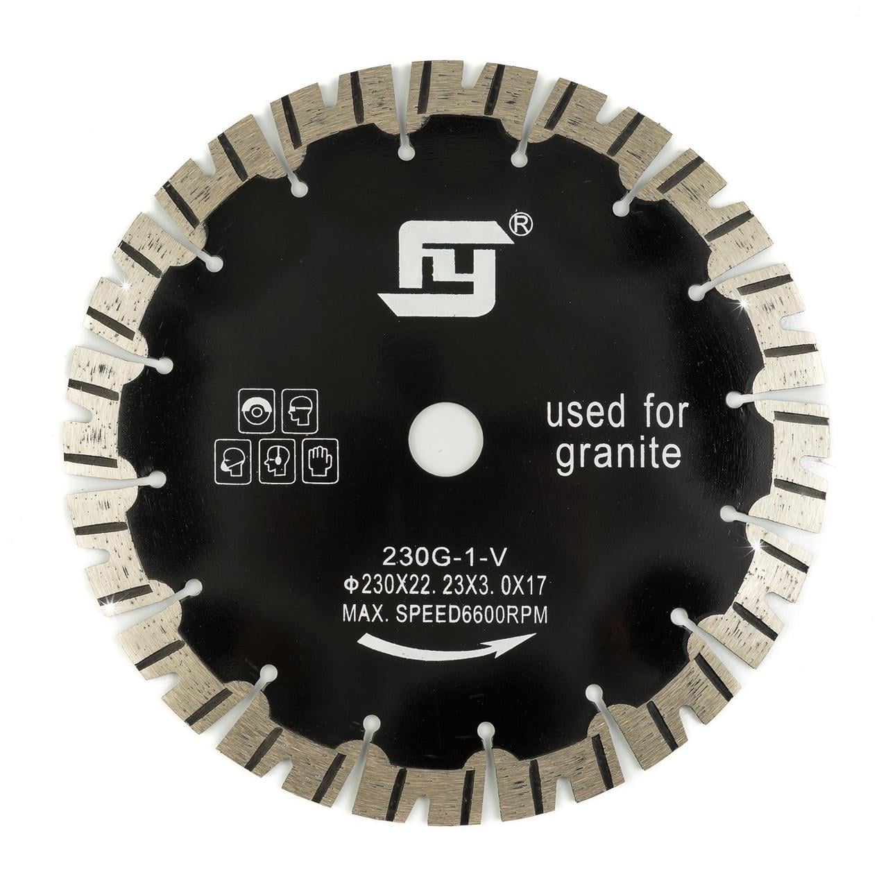 Диск алмазний 230 мм відрізний по бетону/граніту/тротуарній плитці та каменю (2807867781)
