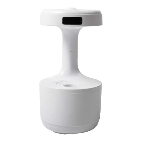 Зволожувач повітря антигравітаційний з підсвічуванням 600 мл Білий - фото 2