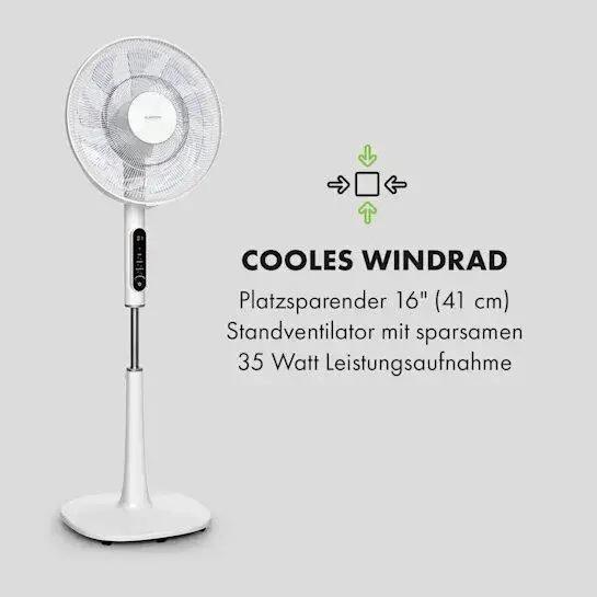 Вентилятор KLARSTEIN Sommerwind Белый (10034674) - фото 2 Вентилятор KLARSTEIN Sommerwind Белый (10034674) - фото 2