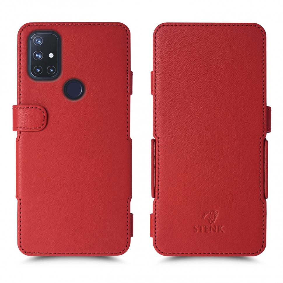 Чехол книжка Stenk Prime для OnePlus Nord N10 Красный (68110)