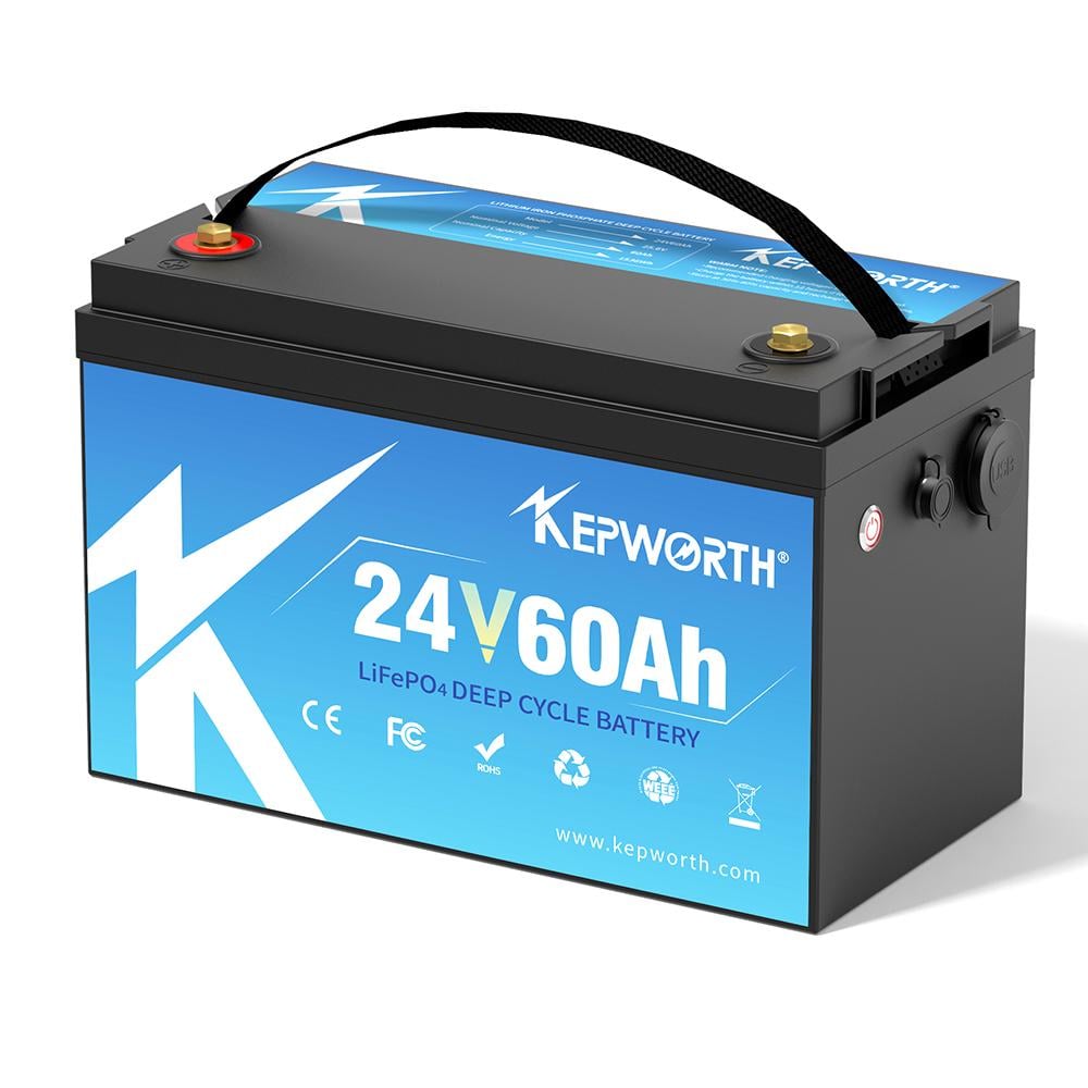 Аккумулятор Kepworth LiFePO4 24V 60Ah 1536W с зарядным устройством BMS (K24060332) - фото 1 Аккумулятор Kepworth LiFePO4 24V 60Ah 1536W с зарядным устройством BMS (K24060332) - фото 1