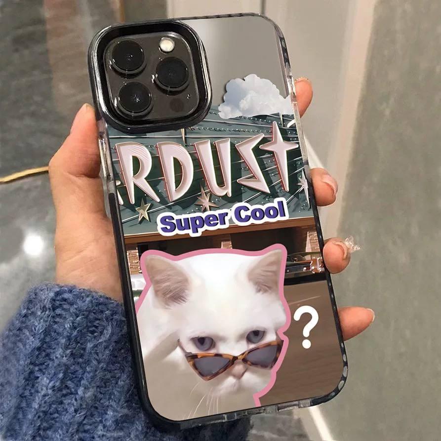 Чохол на Iphone 14 Pro Max Super Cool Cat, захисний, прозорий