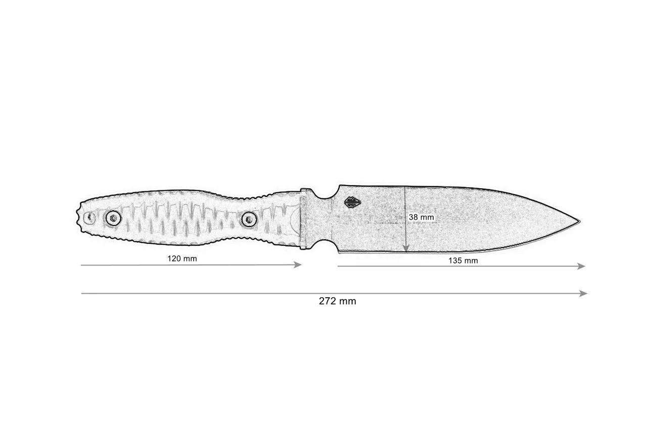 Нож Brothers Knives Инквизитор сталь 1,4116 - фото 8 Нож Brothers Knives Инквизитор сталь 1,4116 - фото 8