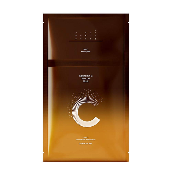 Маска Commonlabs Ggultamin C Real Gel Mask отшелушивающая и осветляющая с витамином С