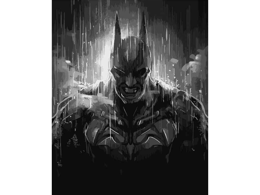 Картина по номерам Strateg Бэтмен 40х50 см (DY163)