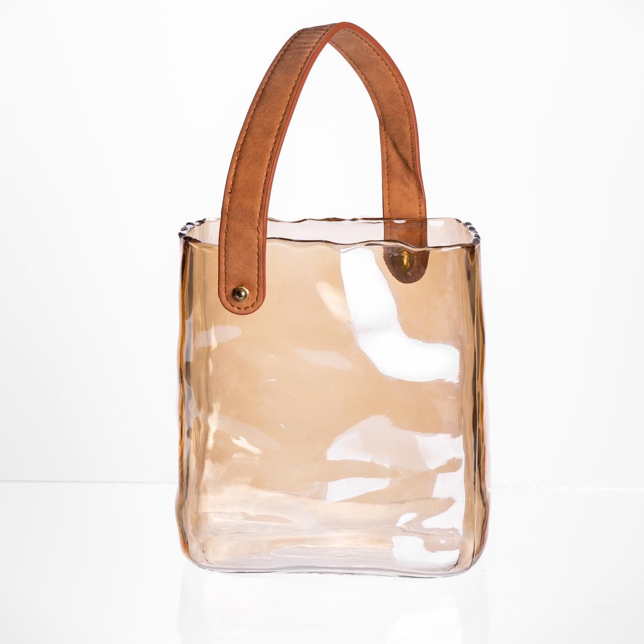 Ваза декоративная стеклянная Light House LG-30217-2000 BN 19 см 2,0 л Коричневый (124151)