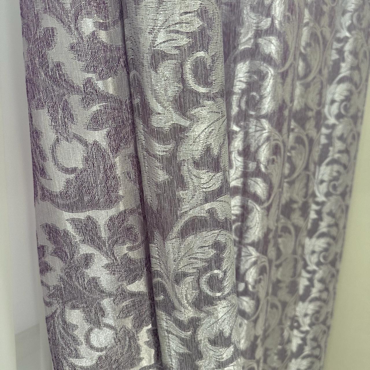 Шторы Севилья жаккардовые 1,5х2,7 м 2 шт. Лиловый (28740529) - фото 8