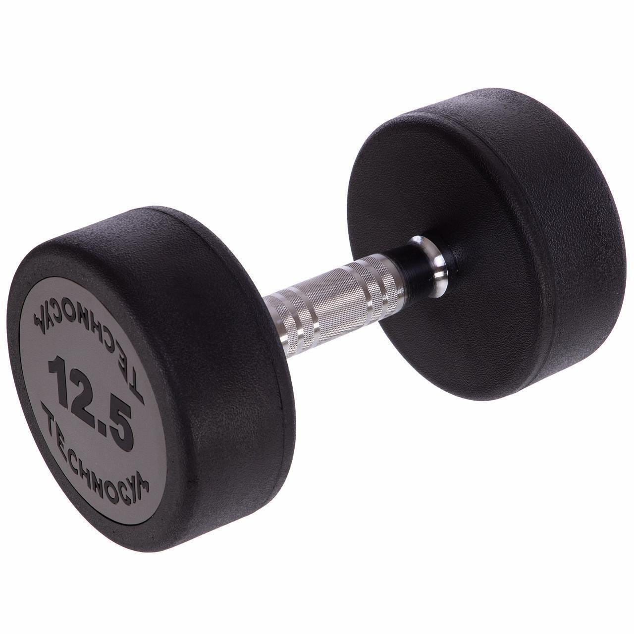 Гантель цельная Technogym LN-1254-12_5 с полиуретановым покрытием 12,5 кг (2532854003) - фото 1 Гантель цельная Technogym LN-1254-12_5 с полиуретановым покрытием 12,5 кг (2532854003) - фото 1