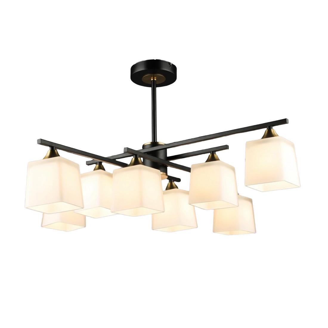 Люстра SIRIUS на 8 плафонів В N6668/8 BK+COP (27854649)