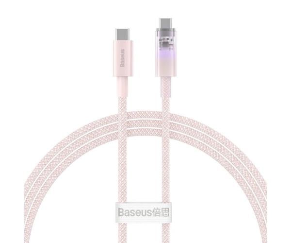 Кабель Data BASEUS Explorer Series Type-C to Type-C 100W 2 м Pink