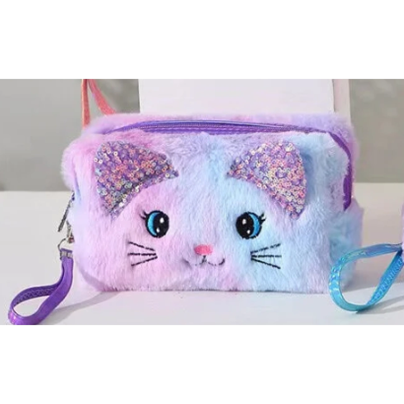 Косметичка с одним отделением на молнии Фиолетовый (29194960) - фото 2 Косметичка с одним отделением на молнии Фиолетовый (29194960) - фото 2