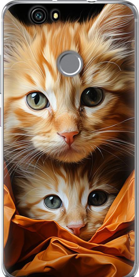 Чехол на Huawei Nova Котики 2 (5664t-439-42517)