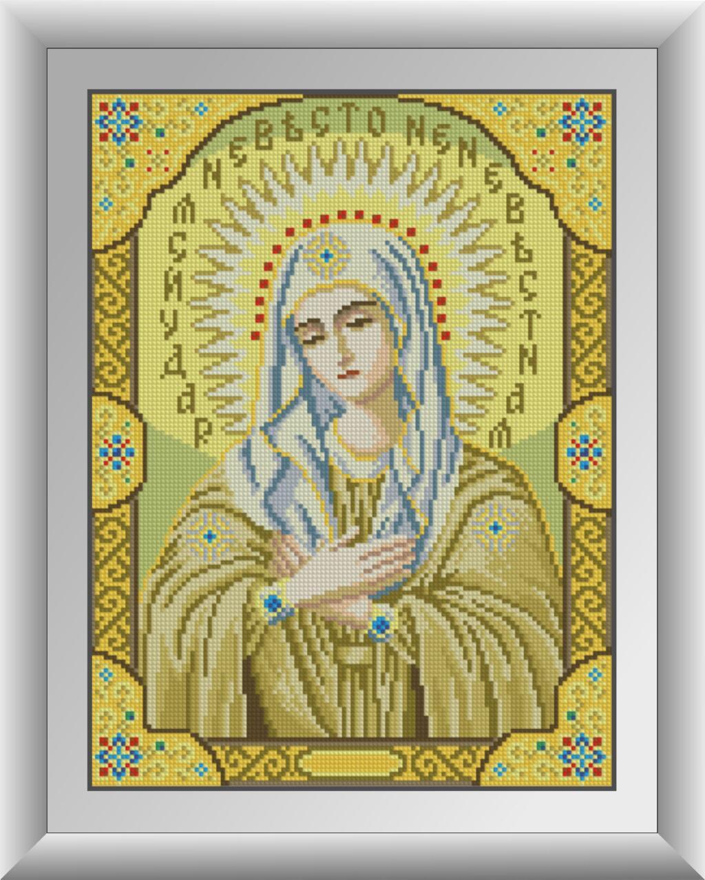 Алмазная мозаика Dream Art Икона Божьей Матери Умиление 30x40 см (DA.30530)