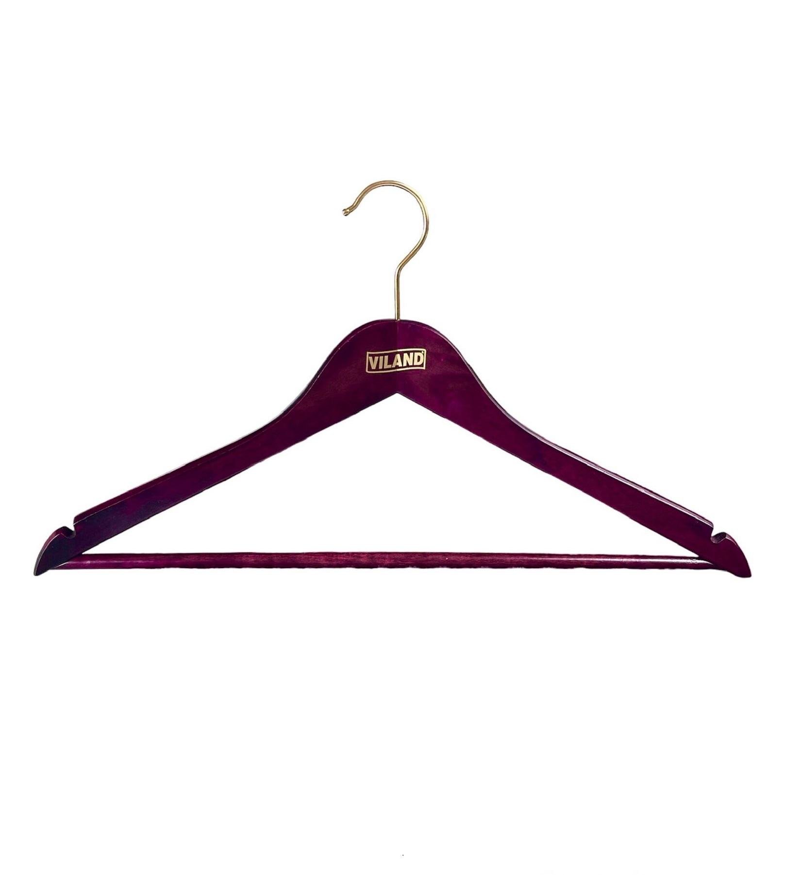 Вішалка одежна з нарізами Viland 44х1,3 см Махонь (FS71203)