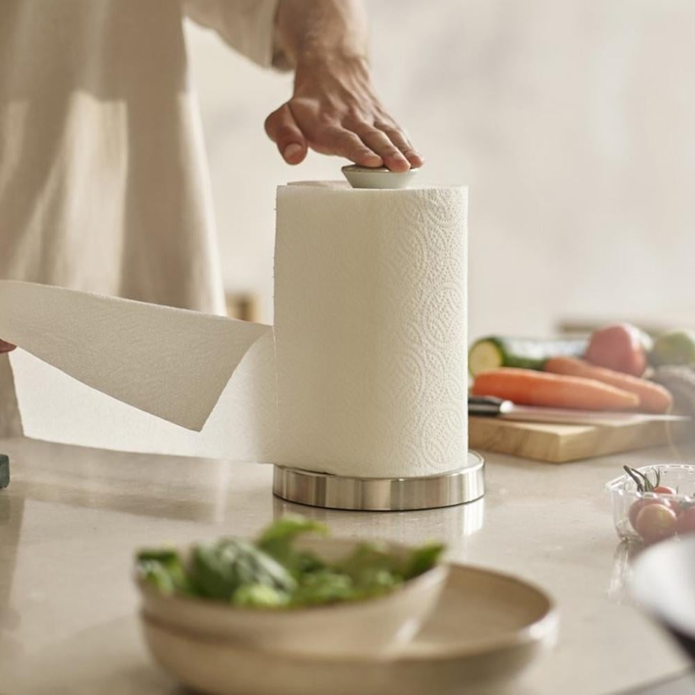 Держатель для бумажных полотенец Joseph Joseph Push&Tear 16х16х28 см (851688) - фото 4 Держатель для бумажных полотенец Joseph Joseph Push&Tear 16х16х28 см (851688) - фото 4