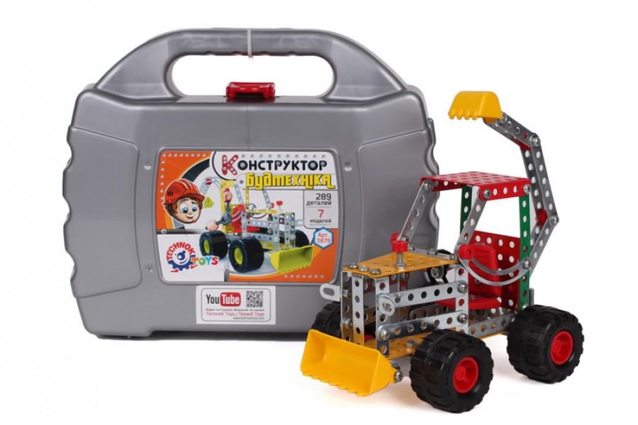 Конструктор металлический ТехноК Стройтехника (3879)