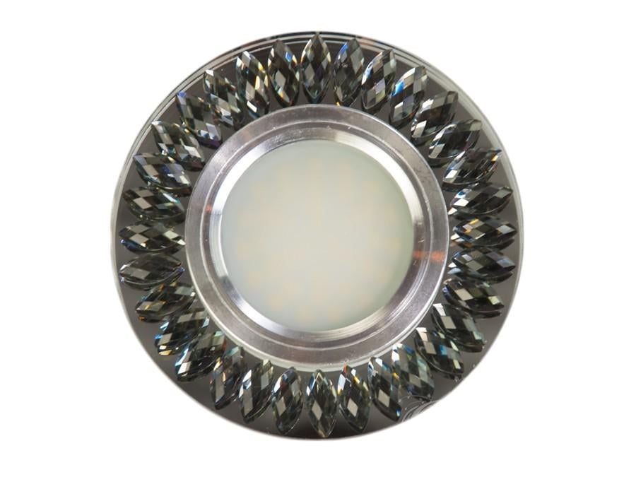 Светильник хрустальный точечный со встроенной LED подсветкой (A127-BK+LED)