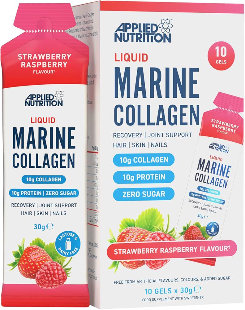 Морской коллаген Applied Nutrition Liquid Marine Collagen 10х30 г Strawberry Морской коллаген Applied Nutrition Liquid Marine Collagen 10х30 г Strawberry